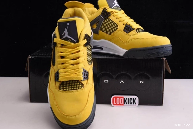 Cheap Husky Retro Lightning Jordan 4 Air CT8527-700 0817
